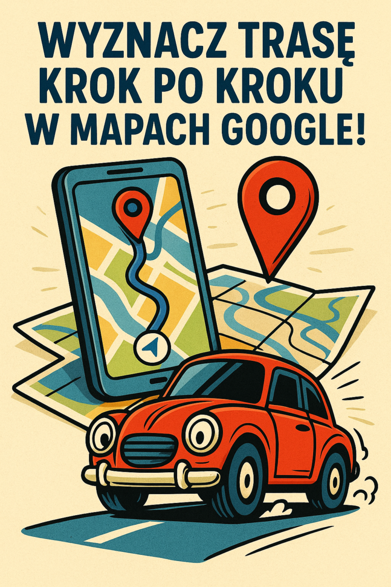 Wyznacz trasę krok po kroku w mapach Google